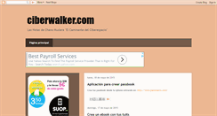 Desktop Screenshot of ciberwalker.blogspot.com