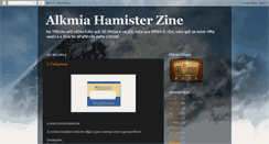 Desktop Screenshot of alkmiahamisterzine.blogspot.com