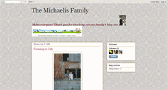 Desktop Screenshot of jeffandshyleamichaelis.blogspot.com