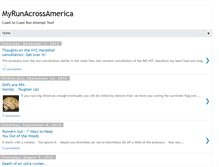 Tablet Screenshot of myrunacrossamerica.blogspot.com
