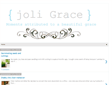 Tablet Screenshot of joligrace.blogspot.com