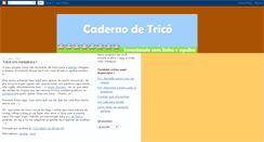 Desktop Screenshot of cadernodetrico.blogspot.com