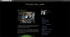 Desktop Screenshot of nextballgame.blogspot.com