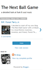 Mobile Screenshot of nextballgame.blogspot.com
