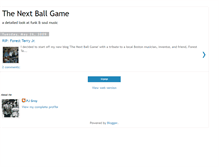 Tablet Screenshot of nextballgame.blogspot.com