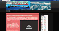 Desktop Screenshot of climatechangein-world.blogspot.com