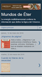 Mobile Screenshot of mundosdeeter.blogspot.com