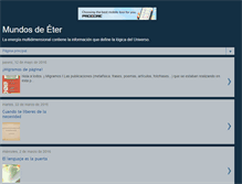 Tablet Screenshot of mundosdeeter.blogspot.com