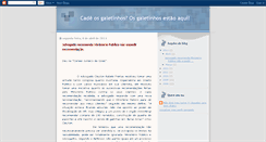 Desktop Screenshot of cadeosgaletinhos.blogspot.com
