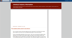 Desktop Screenshot of chemical-info.blogspot.com