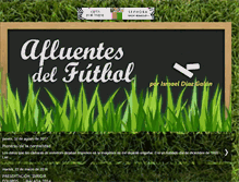 Tablet Screenshot of afluentesdelfutbol.blogspot.com