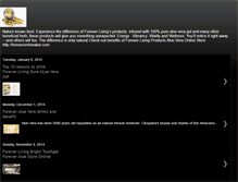 Tablet Screenshot of foreveraloesuccess.blogspot.com
