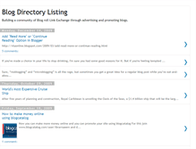 Tablet Screenshot of blogdirectorylisting.blogspot.com