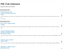 Tablet Screenshot of hse-club-indonesia.blogspot.com