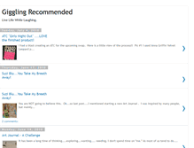 Tablet Screenshot of gigglingrecommended.blogspot.com