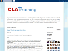 Tablet Screenshot of clatraining2011.blogspot.com