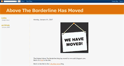 Desktop Screenshot of abovetheborderline.blogspot.com