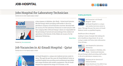 Desktop Screenshot of jobhospital.blogspot.com