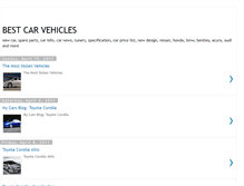 Tablet Screenshot of best-car-vehicles.blogspot.com