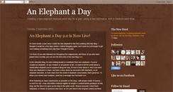 Desktop Screenshot of elephantaday.blogspot.com