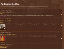 Tablet Screenshot of elephantaday.blogspot.com