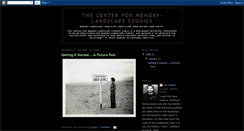 Desktop Screenshot of memorylandscape.blogspot.com