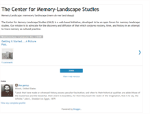 Tablet Screenshot of memorylandscape.blogspot.com