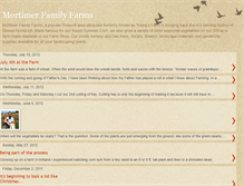 Tablet Screenshot of mortimerfamilyfarms.blogspot.com