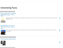Tablet Screenshot of interestingfacts-james.blogspot.com