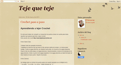 Desktop Screenshot of entrehilosyagujas.blogspot.com