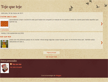 Tablet Screenshot of entrehilosyagujas.blogspot.com