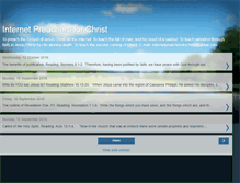 Tablet Screenshot of internetpreachersforchrist.blogspot.com