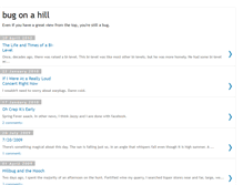 Tablet Screenshot of hillbug.blogspot.com