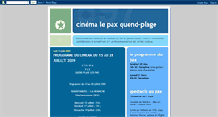 Desktop Screenshot of cinema-le-pax.blogspot.com