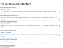 Tablet Screenshot of lowdownslowdown.blogspot.com