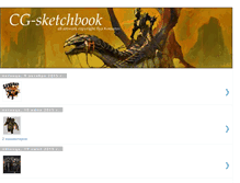 Tablet Screenshot of cgsketchbook.blogspot.com