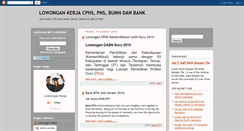 Desktop Screenshot of lowongankerjacpns-bumn.blogspot.com