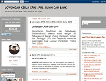 Tablet Screenshot of lowongankerjacpns-bumn.blogspot.com