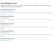 Tablet Screenshot of caranembak.blogspot.com
