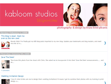 Tablet Screenshot of kabloomstudios.blogspot.com