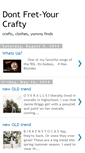 Mobile Screenshot of dontfret-yourcrafty.blogspot.com