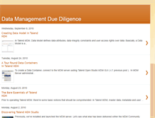 Tablet Screenshot of dmduediligence.blogspot.com