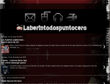 Tablet Screenshot of laberintodospuntocero.blogspot.com