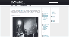 Desktop Screenshot of alwaysboris.blogspot.com