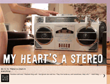 Tablet Screenshot of myheartisastereo.blogspot.com