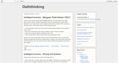 Desktop Screenshot of oaththinking.blogspot.com