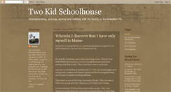 Desktop Screenshot of 2kidschoolhouse.blogspot.com