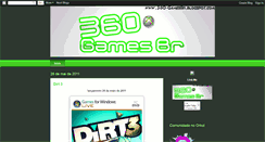 Desktop Screenshot of 360-gamesbr.blogspot.com