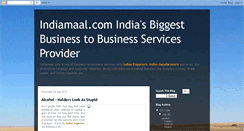 Desktop Screenshot of indiamaal.blogspot.com