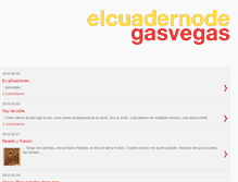 Tablet Screenshot of elcuadernodegasvegas.blogspot.com